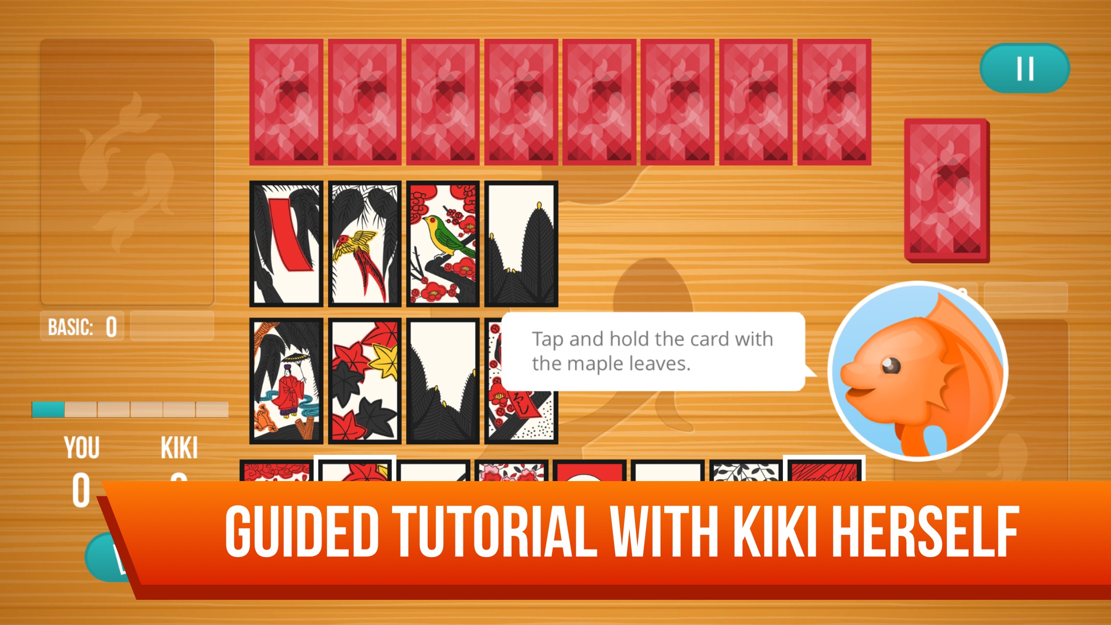 Kiki's Koi-Koi tutorial screenshot
